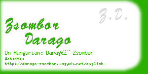 zsombor darago business card